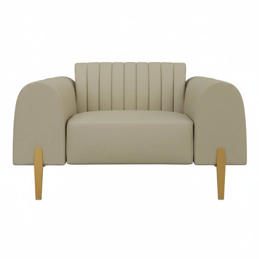 Shinemesh Luxe Beige 2 Seater Sofa - Shinemesh Furniture
