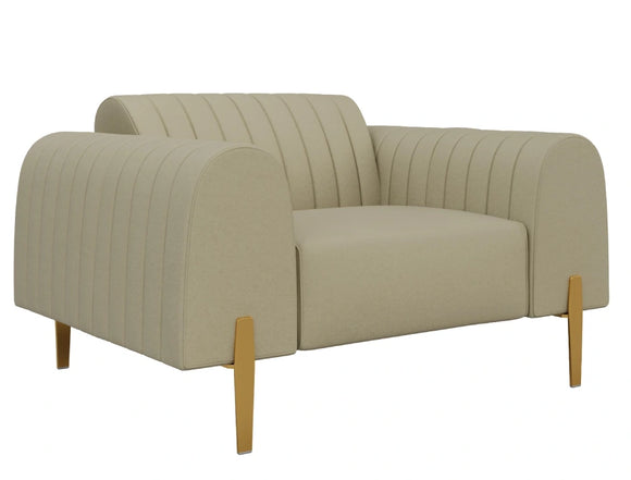 Shinemesh Luxe Beige 2 Seater Sofa