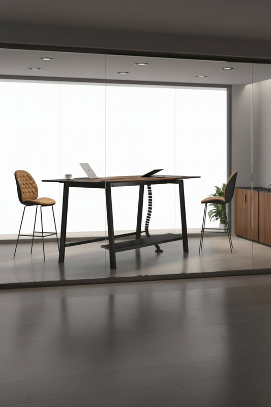 Shinemesh High Collaborative Meeting Table - Shinemesh Furniture