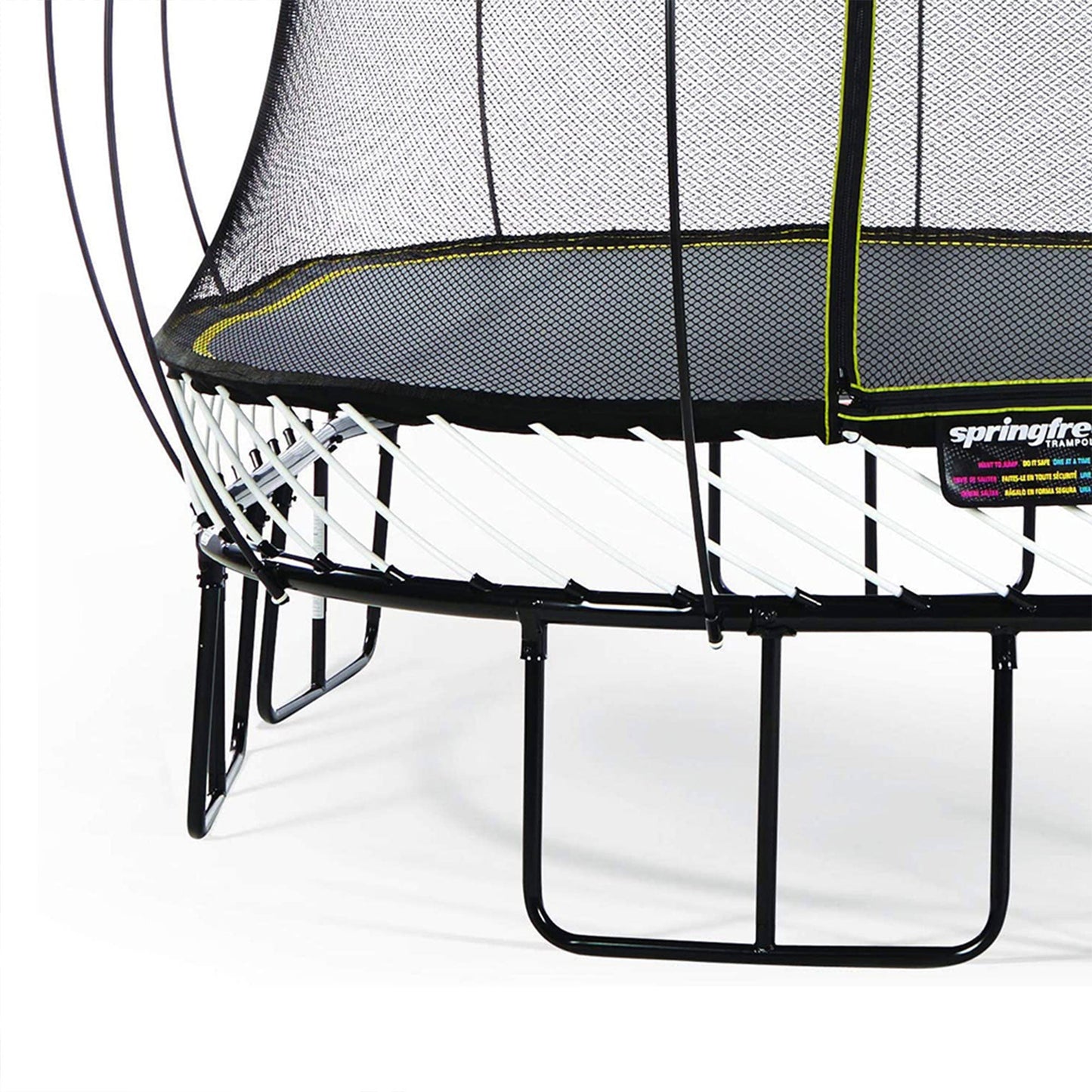 Springfree Trampoline Kids Jumbo Square 13 Ft Trampoline w/ Enclosure (Open Box) - 255298