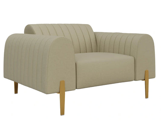 Shinemesh Luxe Beige 2 Seater Sofa