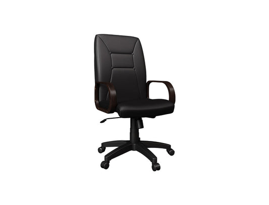 Shinemesh Classic Wood Accent Executive Chair